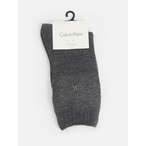 Calvin Klein dámské šedé ponožky - ONE (147)
